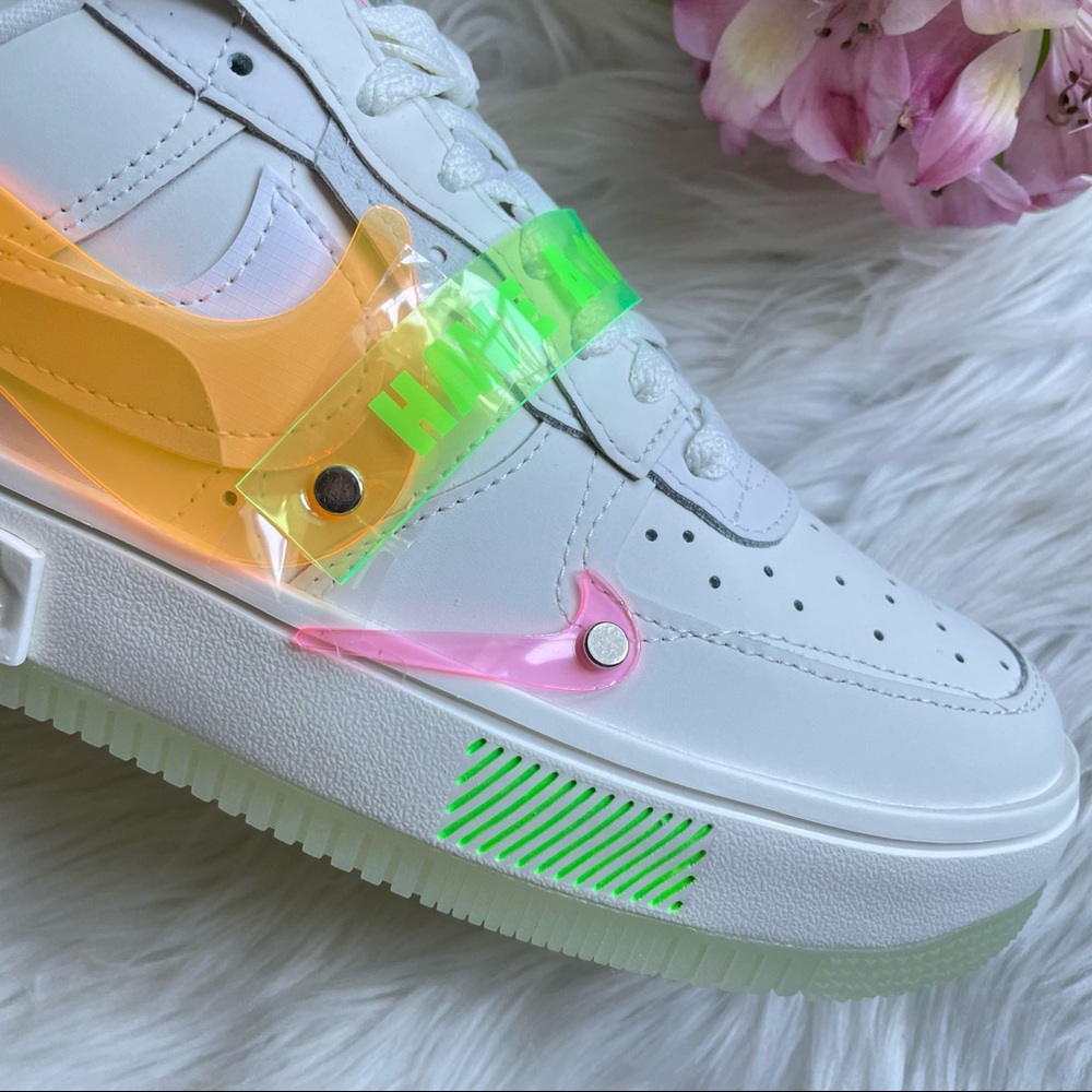 Nike Air Force 1 Fontanka Game Day Sail Green Strike Women’s 9 New - Picture 13 of 16